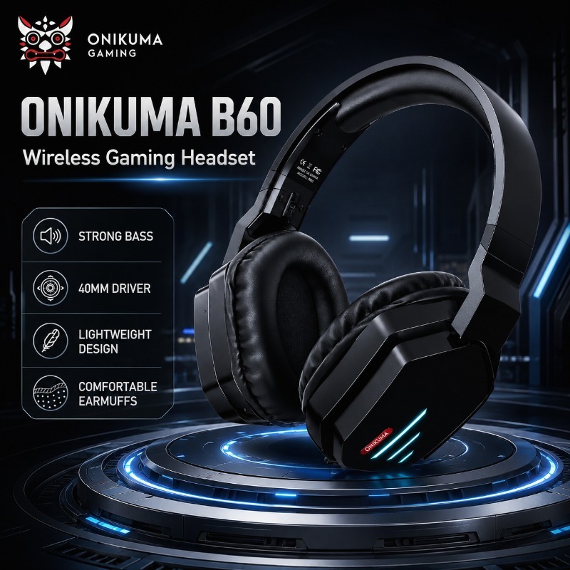 Gaming Console In Amazon - Casque de jeu sans fil ONIKUMA