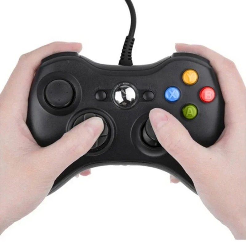 Gaming Console Xbox 360 - Contrôleur filaire câble USB manette de