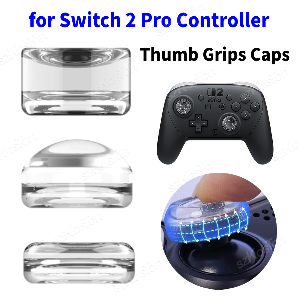 Thumb Grip Joystick - Capuchons de poignées de pouce transparents