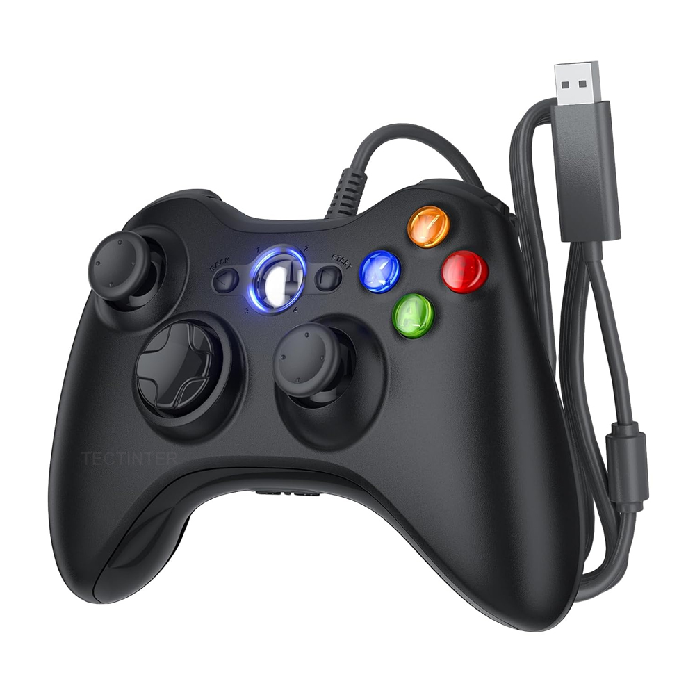 Gaming Console Xbox 360 - Manette de jeu filaire USB pour