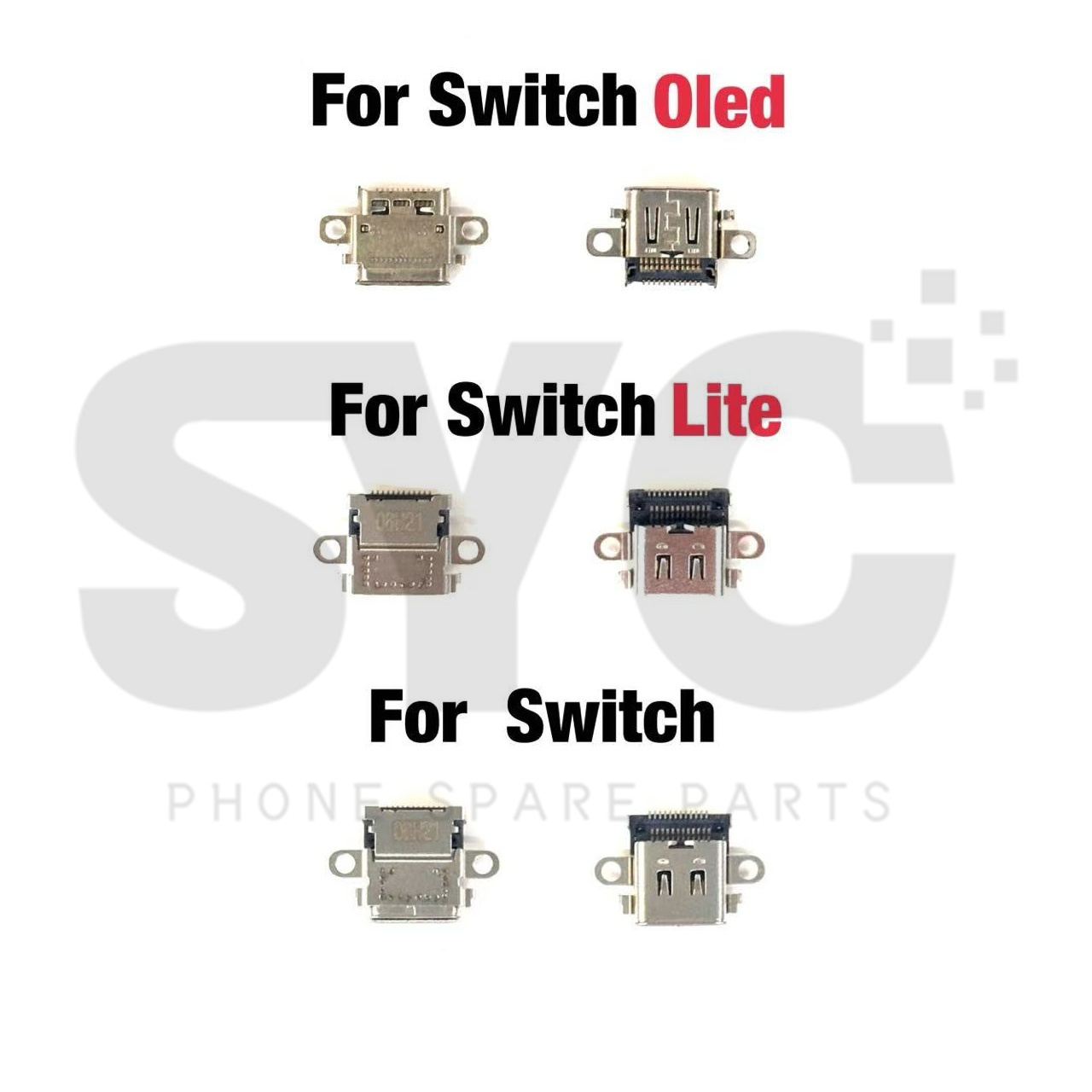 Nintendo Console Switch Lite - Port de charge USB d'origine pour