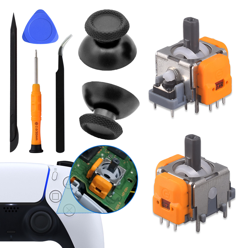 Sony Controller Dualsense - Joysticks de remplacement effet Hall Joystick