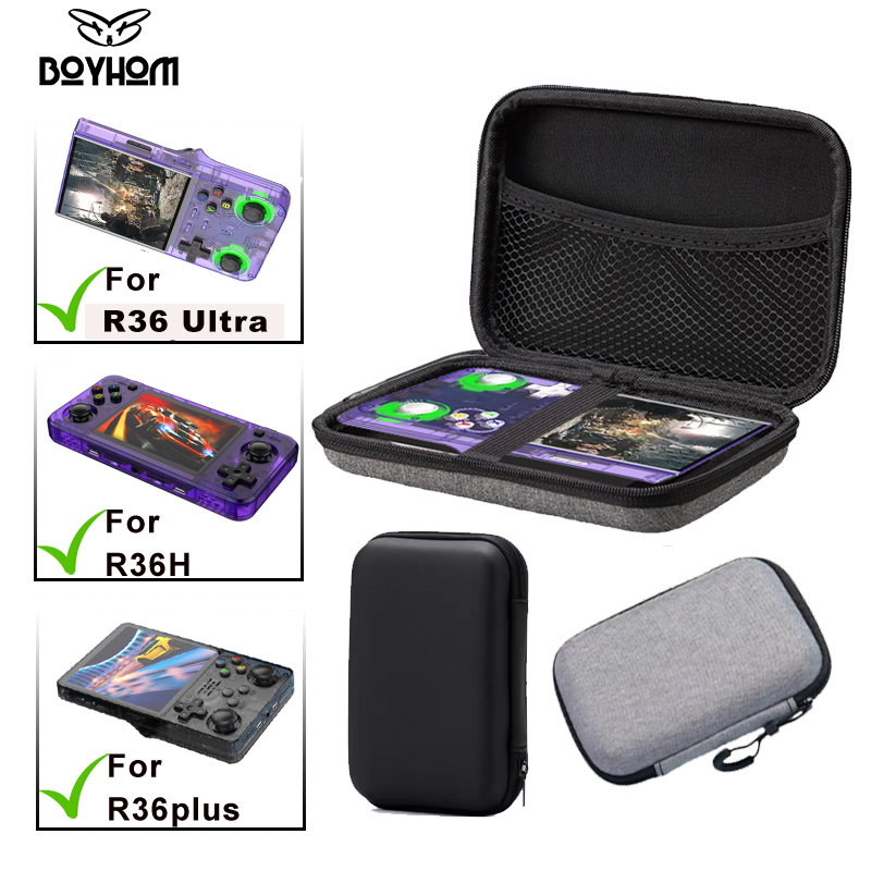 Gaming Console R36S - Étui de protection rigide antichoc en