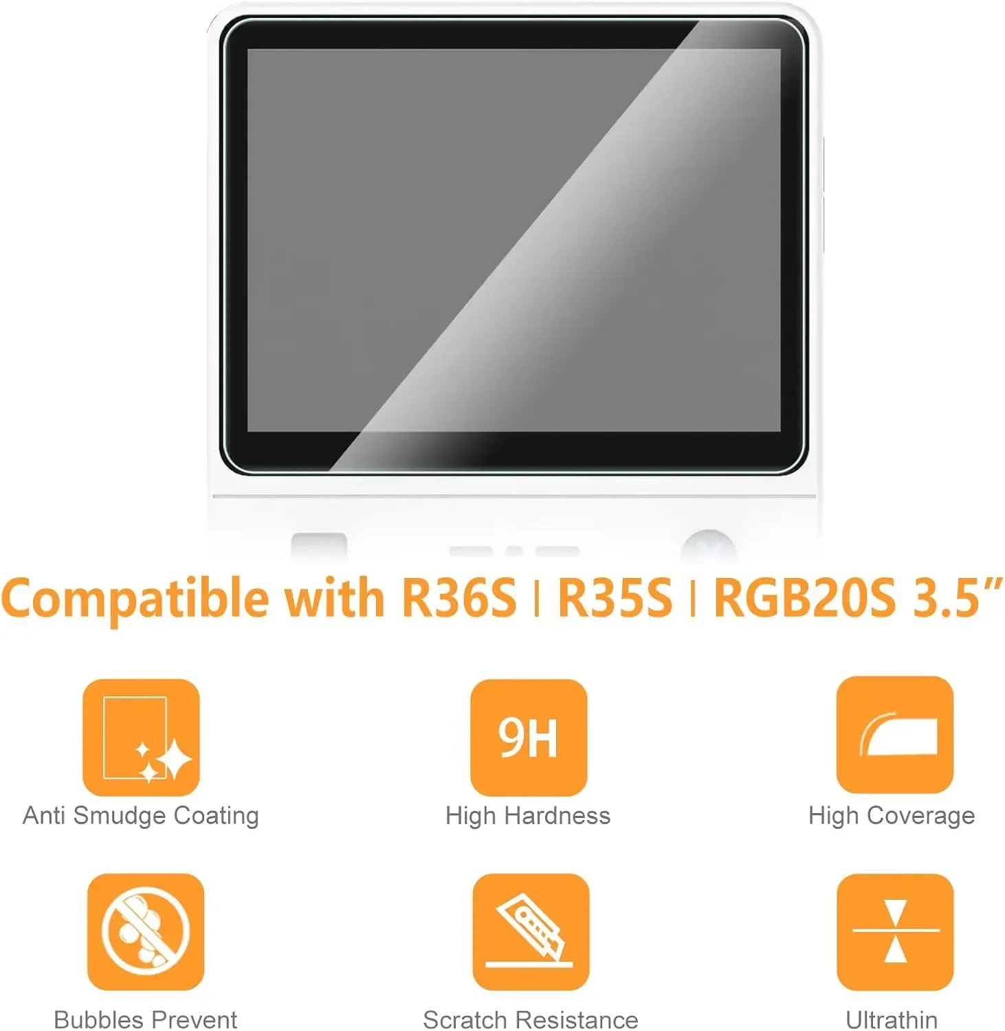 Étui 4 en 1 + verre pour conso - Gaming Console R36S avis et prix