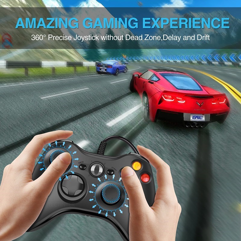 Manette de jeu filaire USB pou - Gaming Console Xbox 360 avis et prix