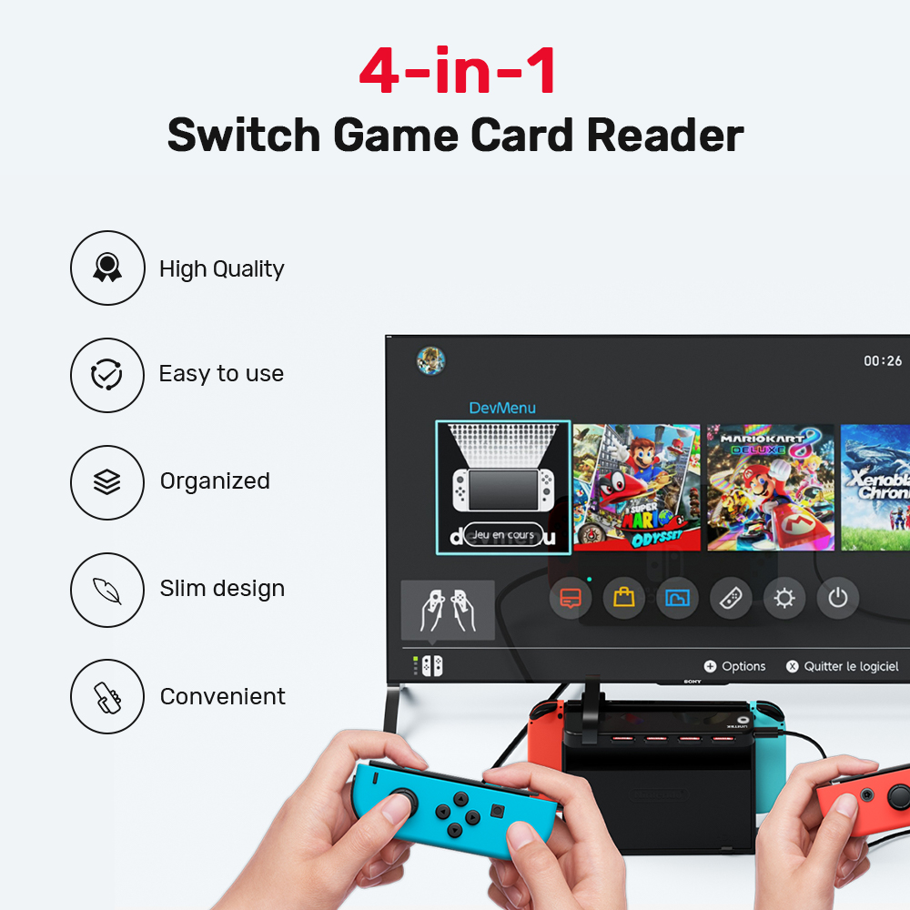 Lecteur de cartes de jeu porta - Nintendo Console Switch Lite avis et prix