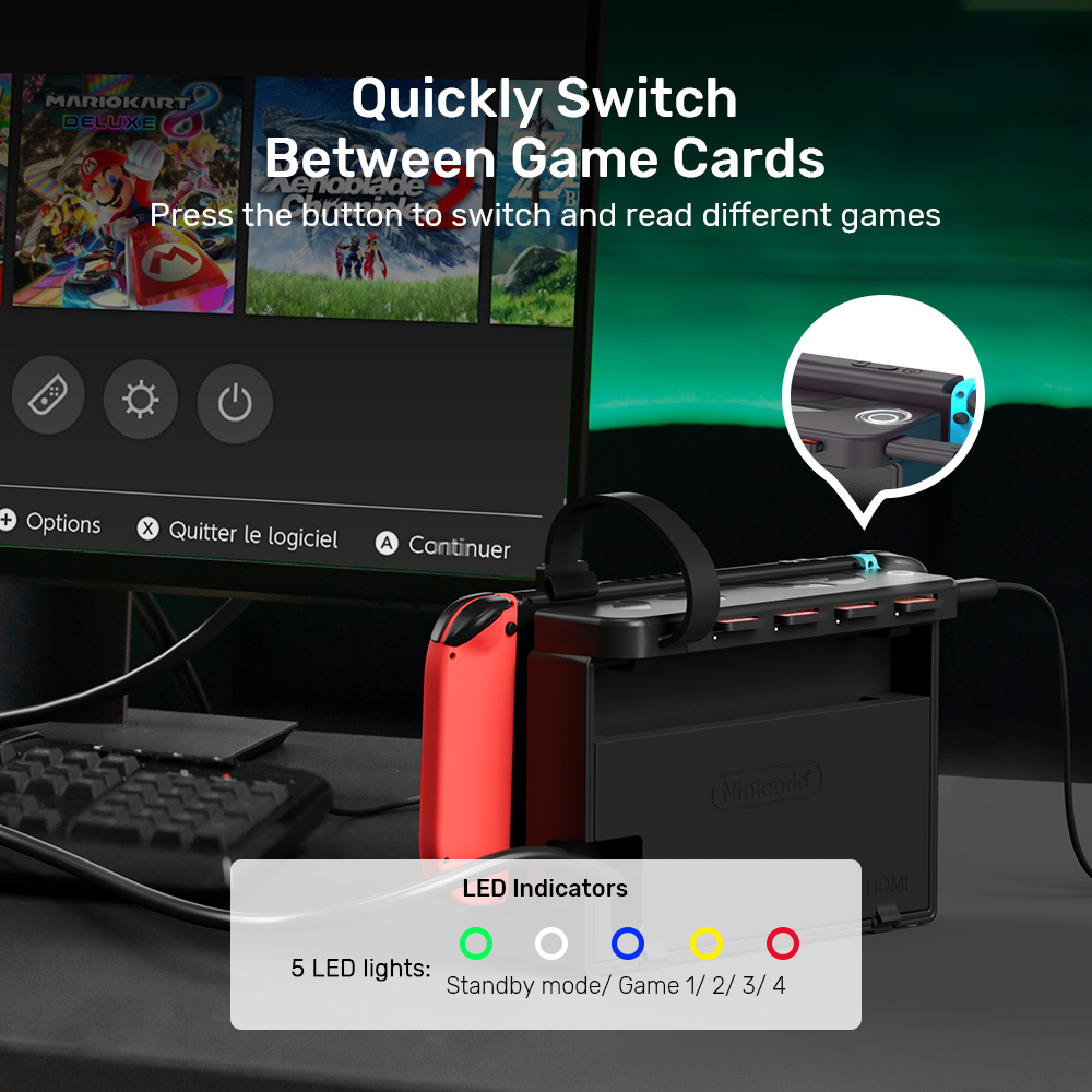Lecteur de cartes de jeu porta - Nintendo Console Switch Lite avis et prix